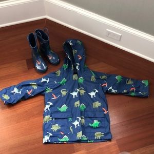 Foxfire for Kids Raincoat and Rain Boots Set